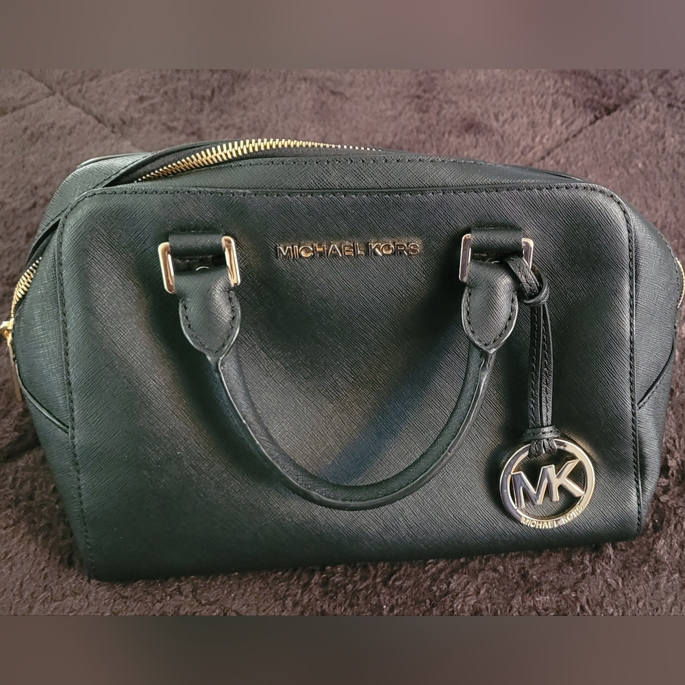Michael Kors Purse with Gold Accents